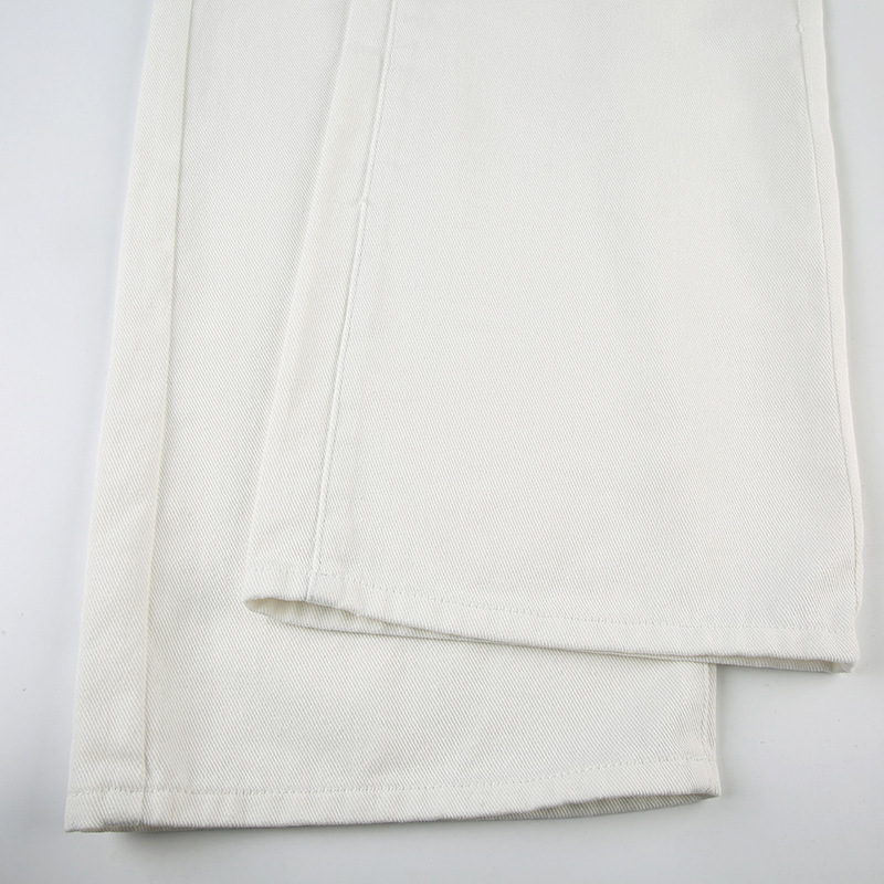 Solid color casual minimalist jeans