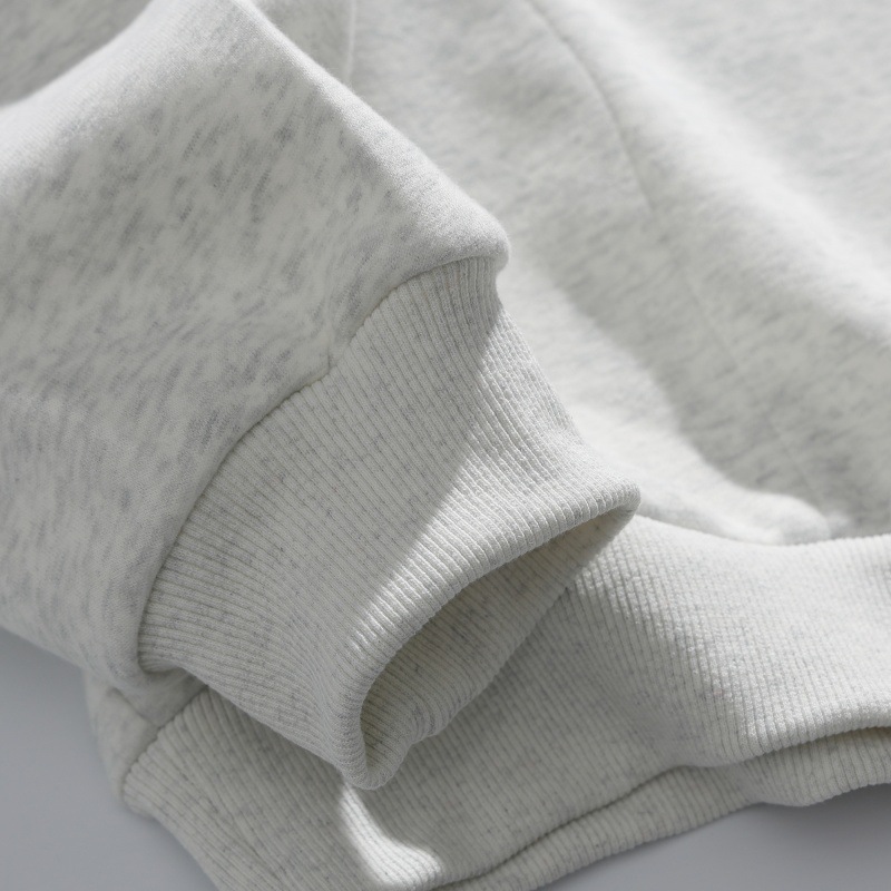 Streetwear Oversized Quarter Zip High Neck Emblem Hoodie