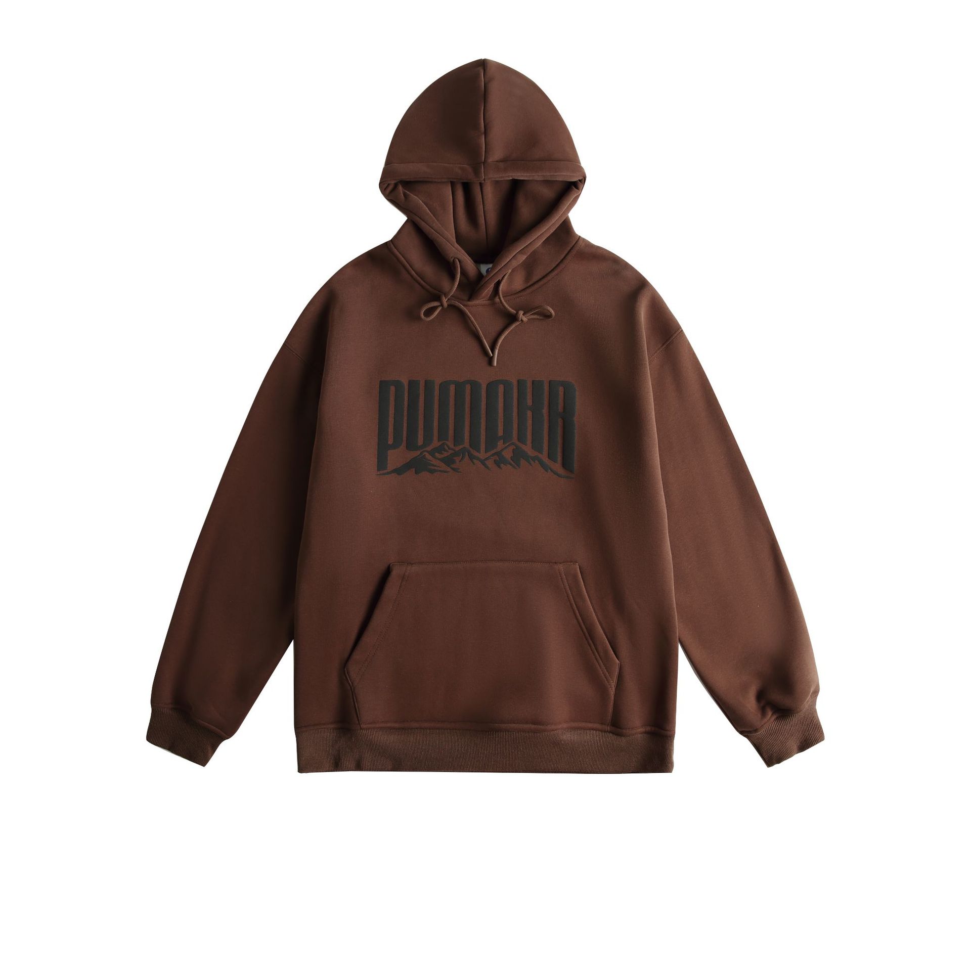 Japanese Retro Cotton Blend Lettering Hoodie