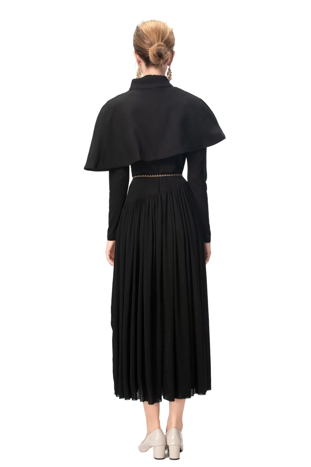 High-Rise Solid Chenille Commute Maxi Skirt