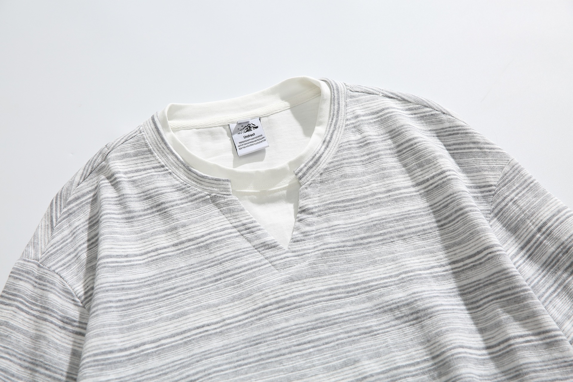 Split Hem Relaxed Neutral Hoodie