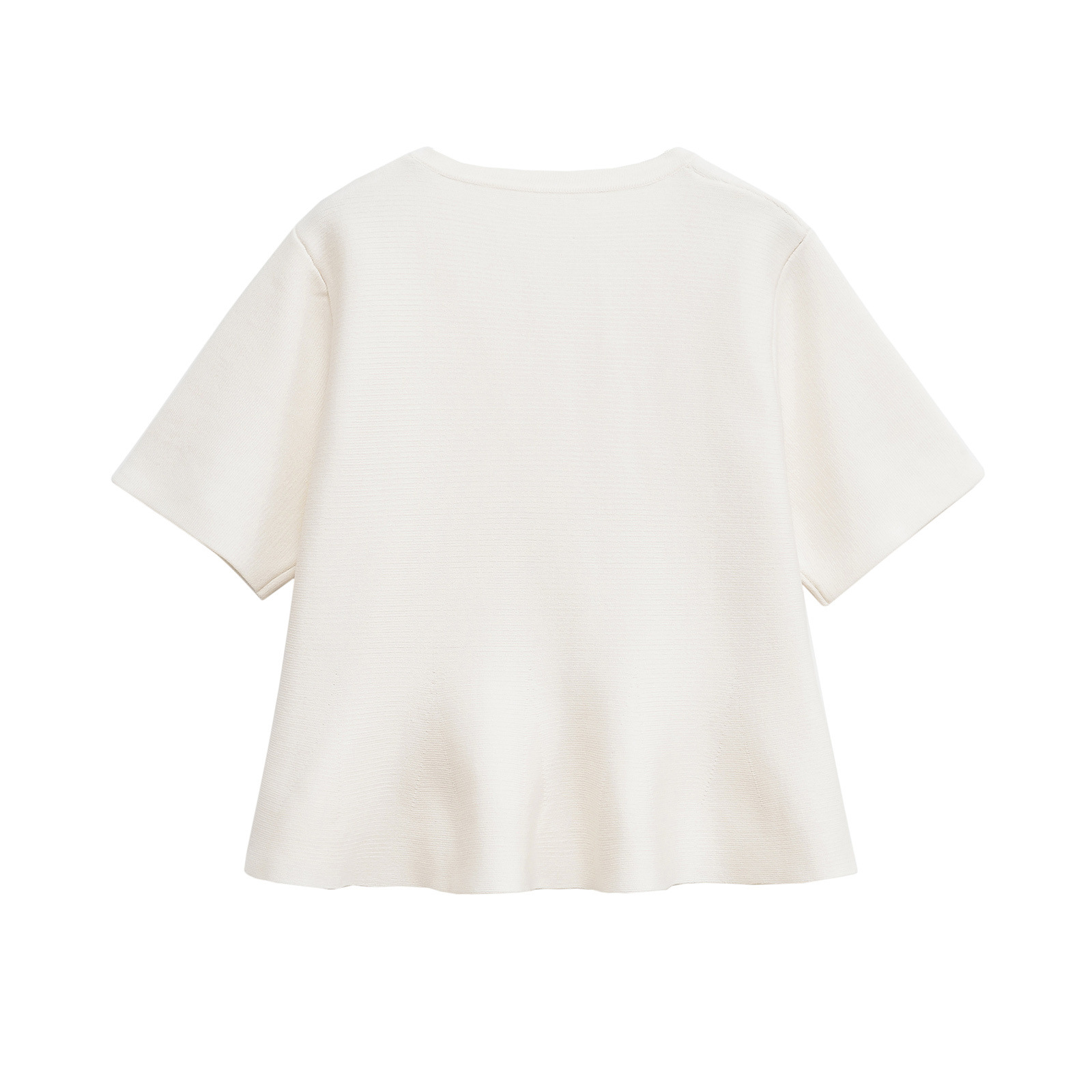Half Sleeve Solid Swing Sweater