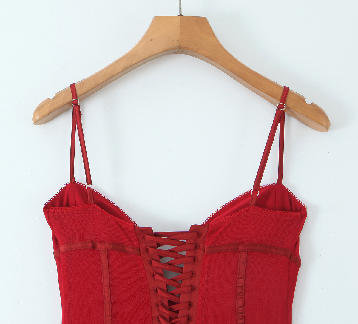 Slim fit long camisole dress