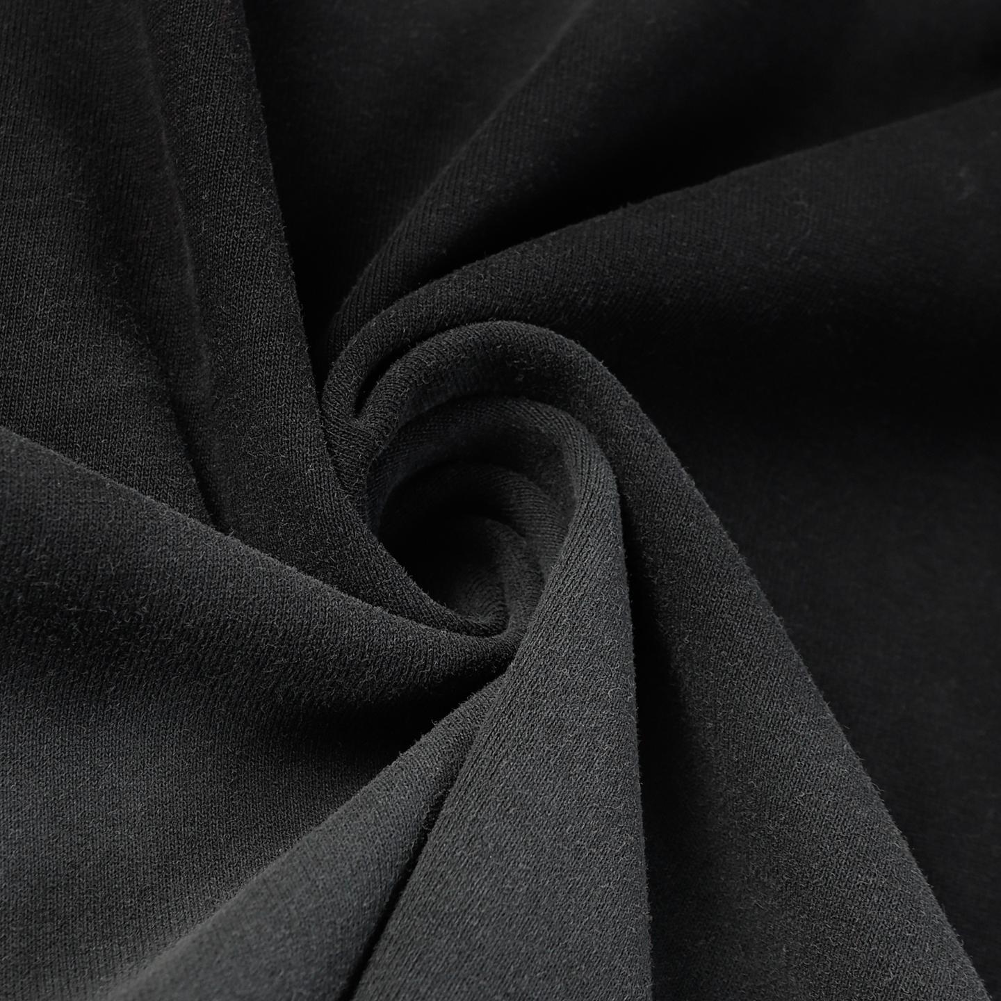 Raw Hem Cotton Hoodie