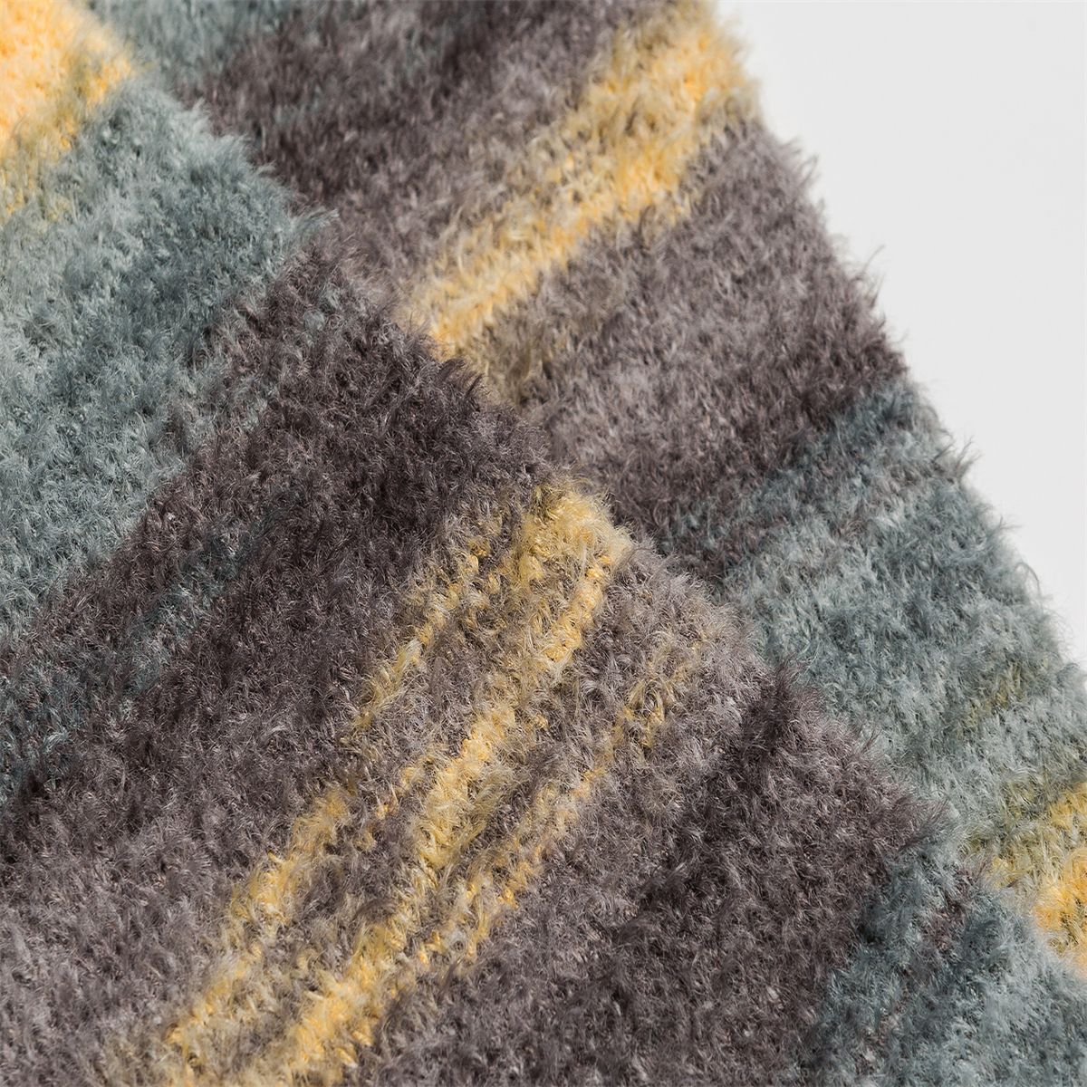 Japanese Workwear Color Block Oversized Sweater