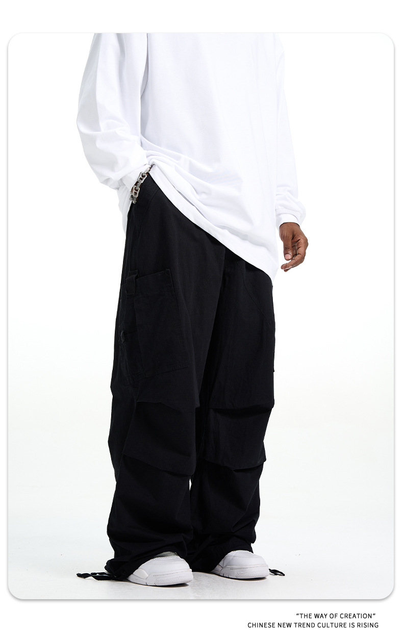 Pants Loose Straight Leg Wide Leg Trousers Cleanfit Casual Pants Wholesale