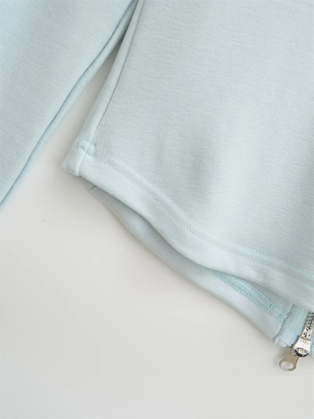 Ladies Minimalist Fitted Full Arm Hoodie