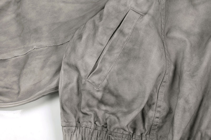 Vintage Distressed Cotton Patchwork Cropped Hooded Utility Jacket