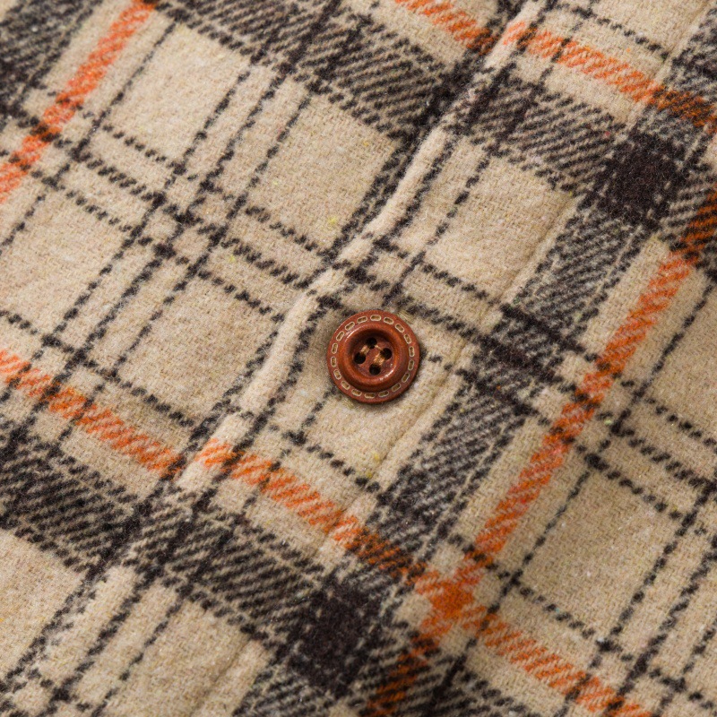 Warm Relaxed Utility Tartan Oxford Shirt