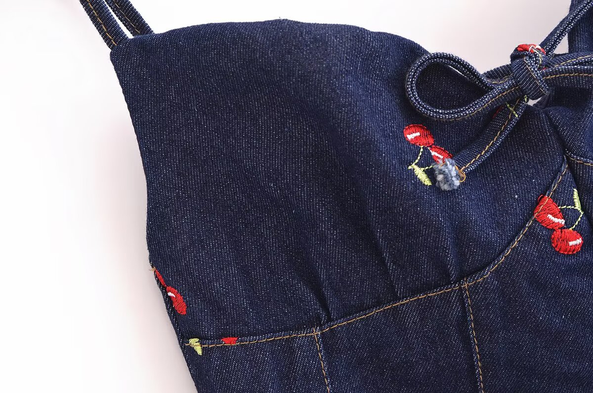 Ribbon Trimmed Patterned Gilet