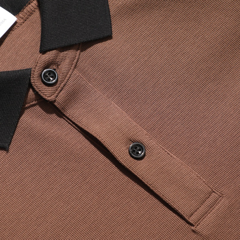 Japanese Retro Cotton Color Block Letter Shirt