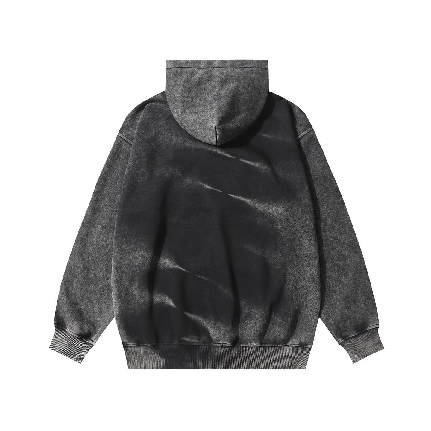 Unisex Marbled Graphic Long Sleeve Hoodie