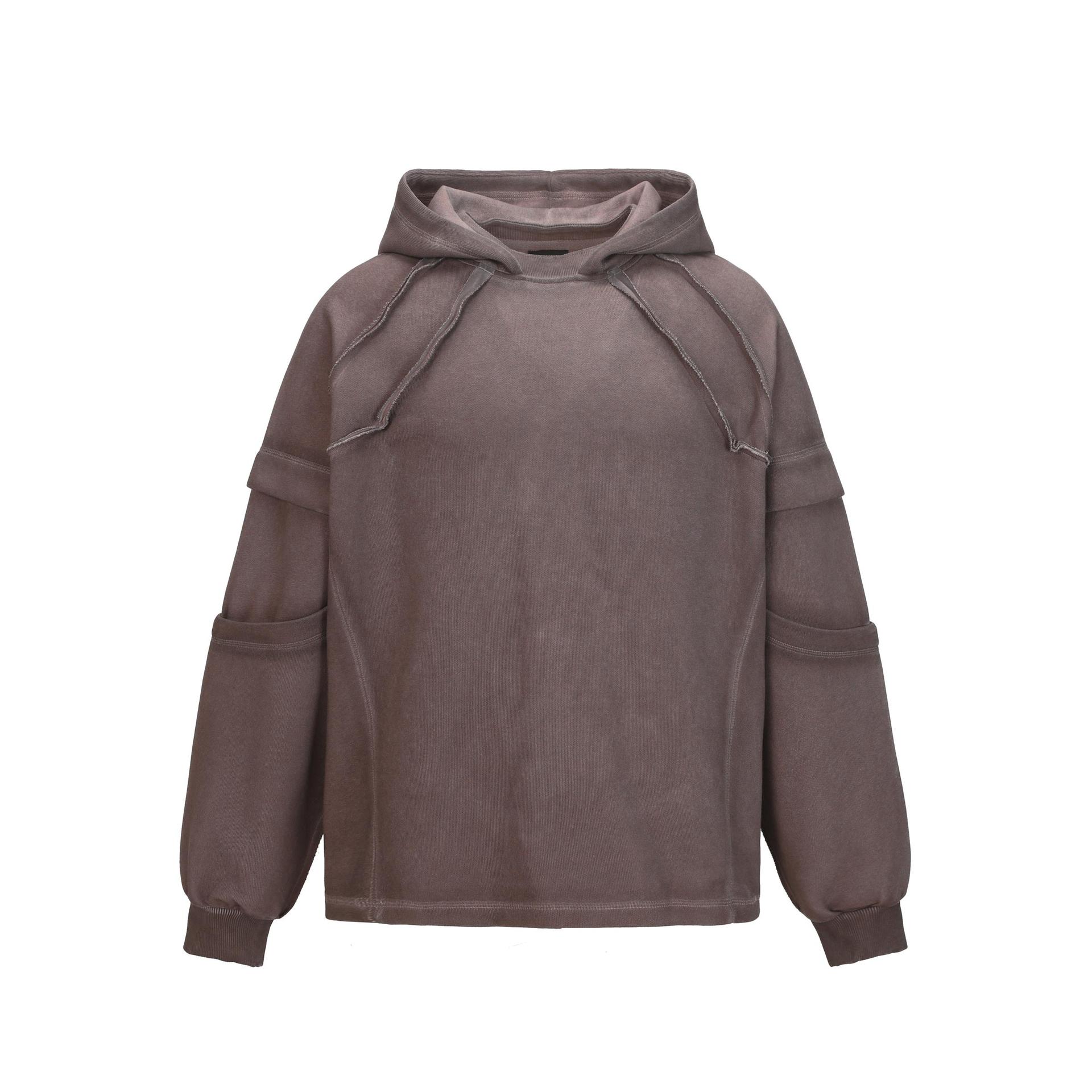 Oversized Cotton Polyester Long Sleeve Hoodie