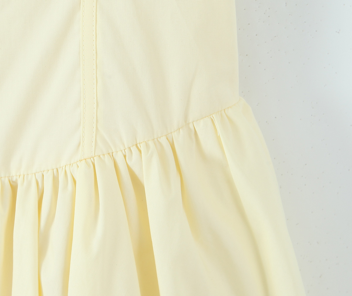 Wide Neck Short Sleeve A-Line Cotton Embroidery Dress