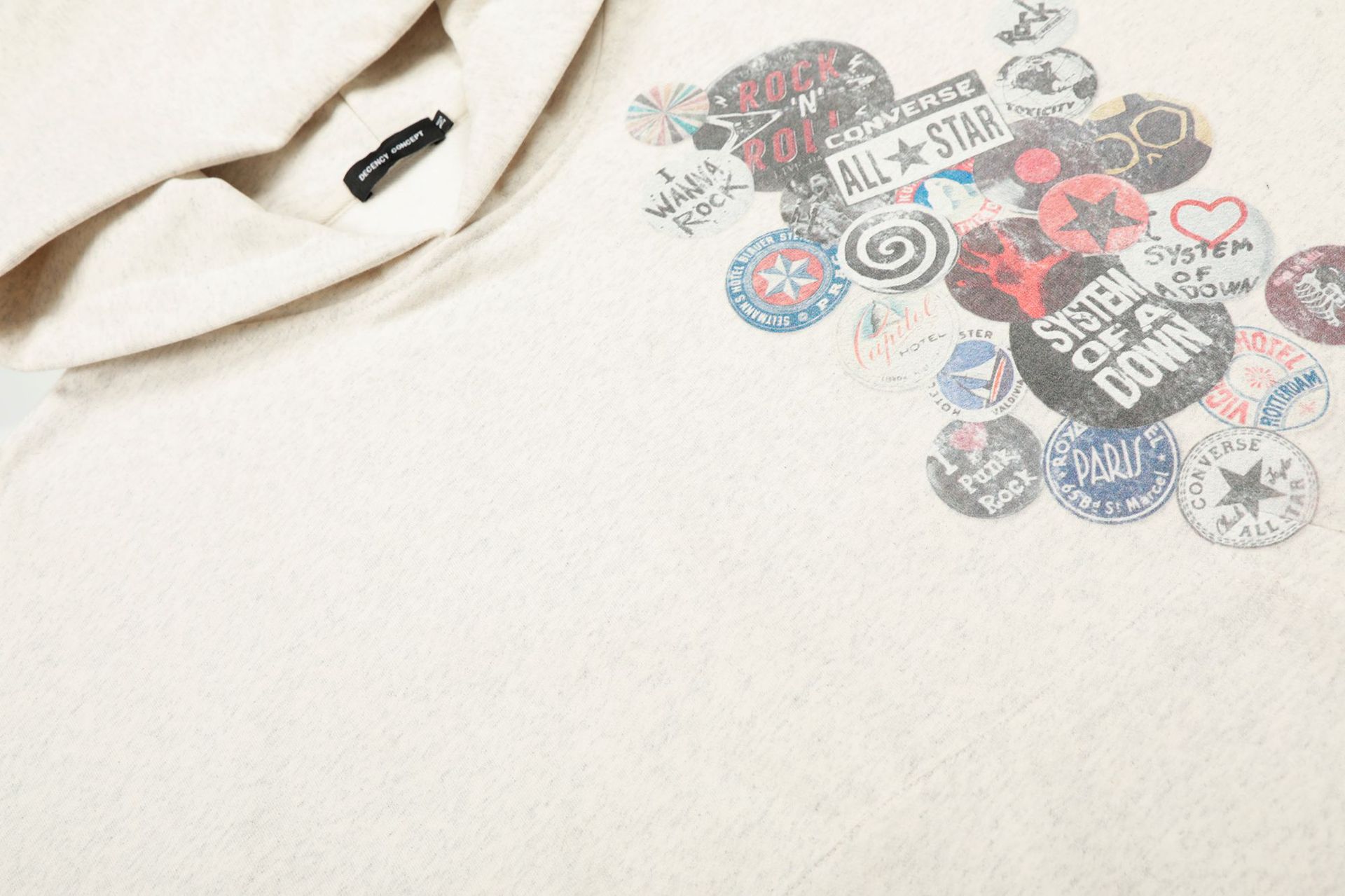Street Trend Cotton Oversized Hoodie Cartoon Pattern