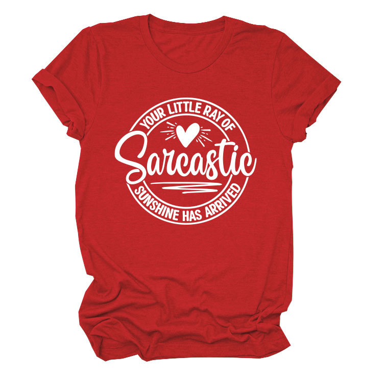 Ladies Geometric V Neck T-shirt