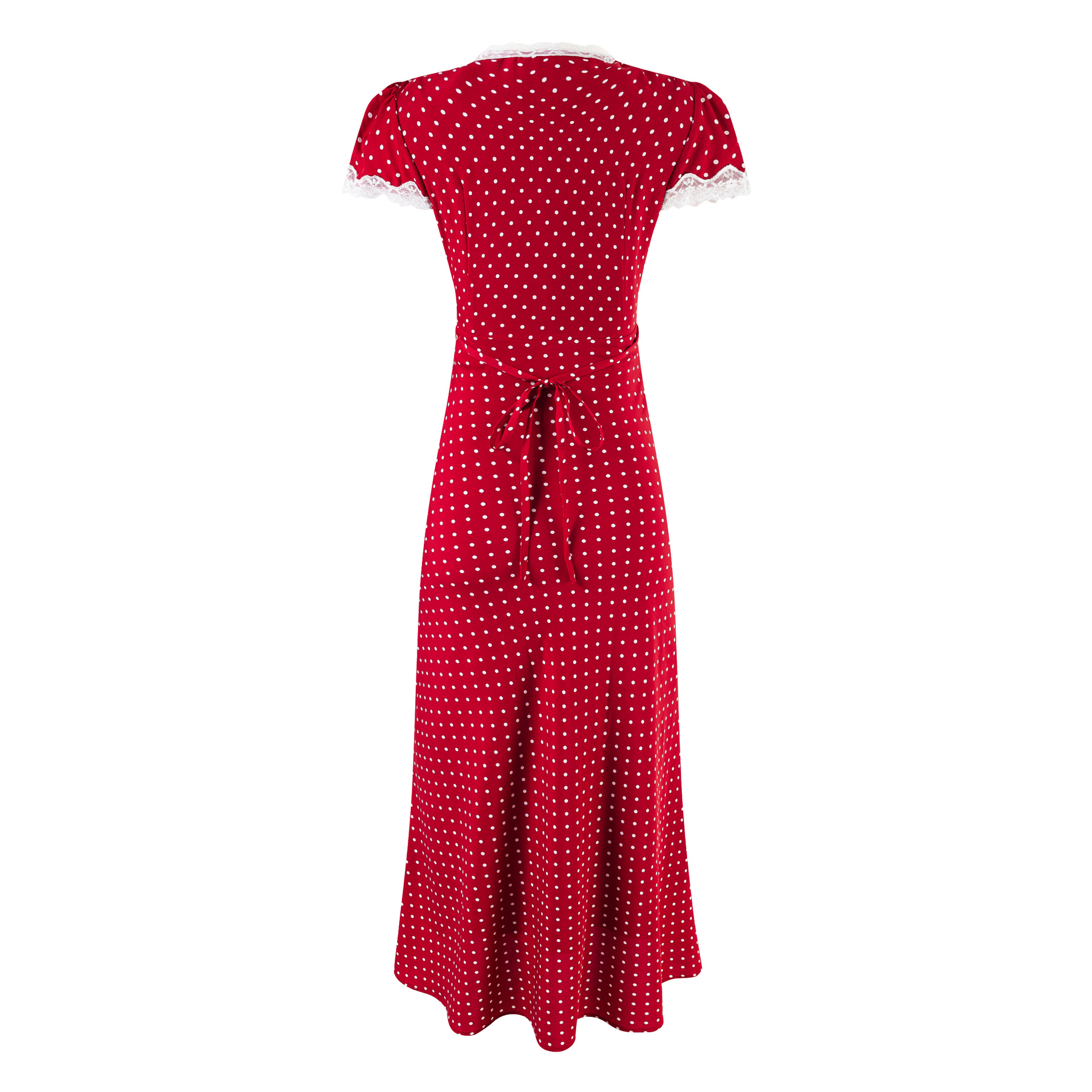 V-Neck Lace Dress