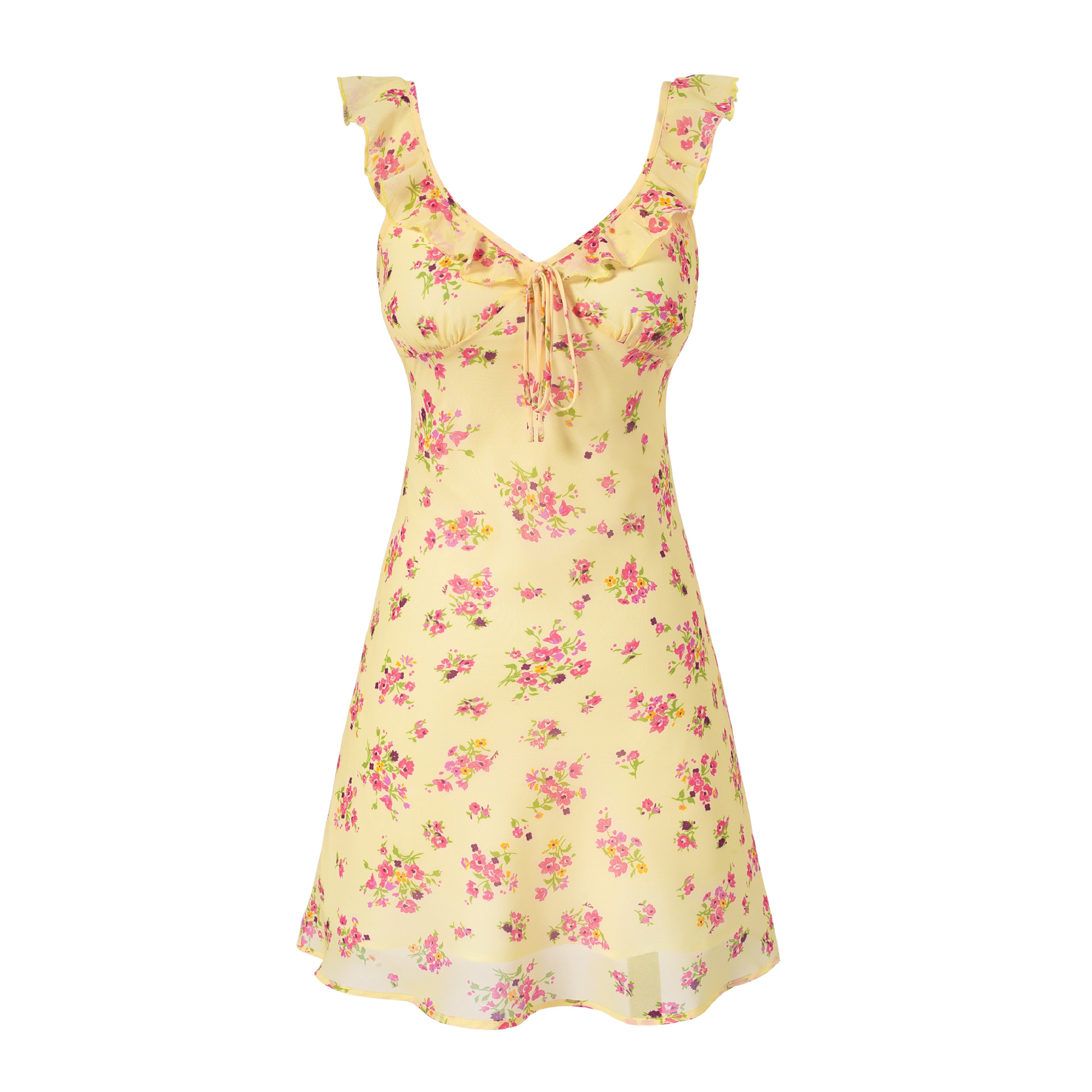 Printed short skirt women's dress