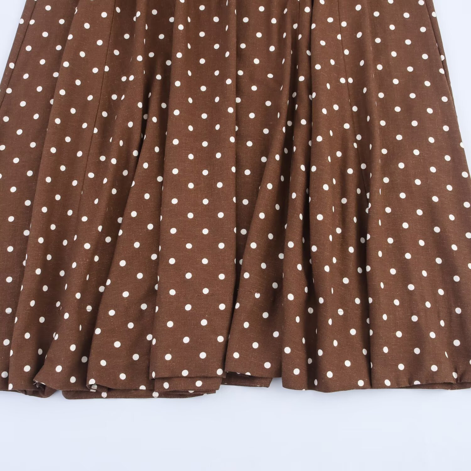 Women's Clothing Polka Dot Sleeveless Midi Dress