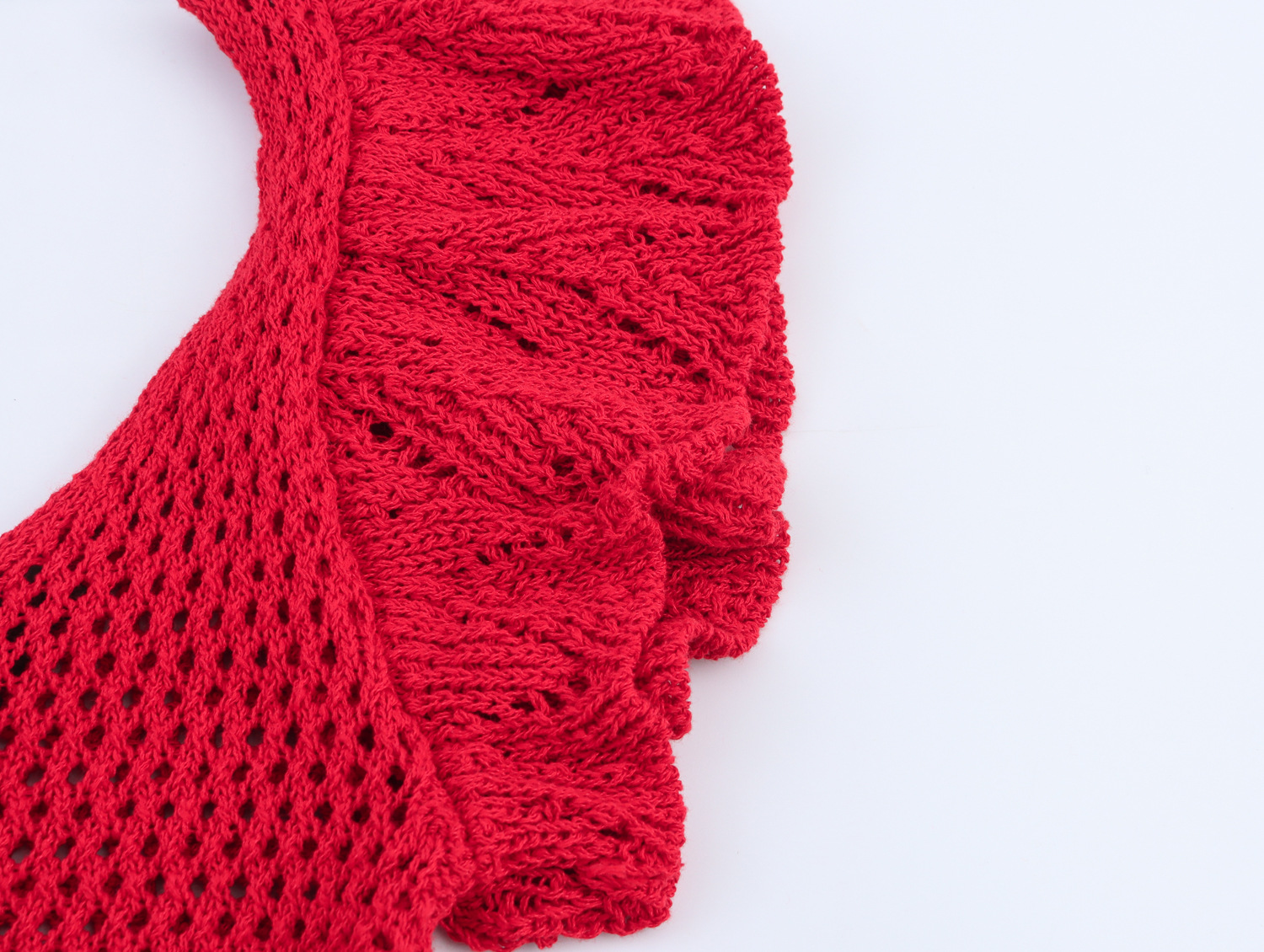 Women's Clothing Layered Decorative Textured Knit Mini Dress