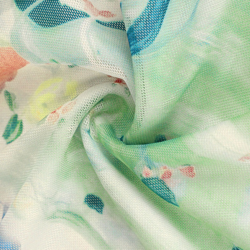 Polyester Patterned Mid-Rise Skirt