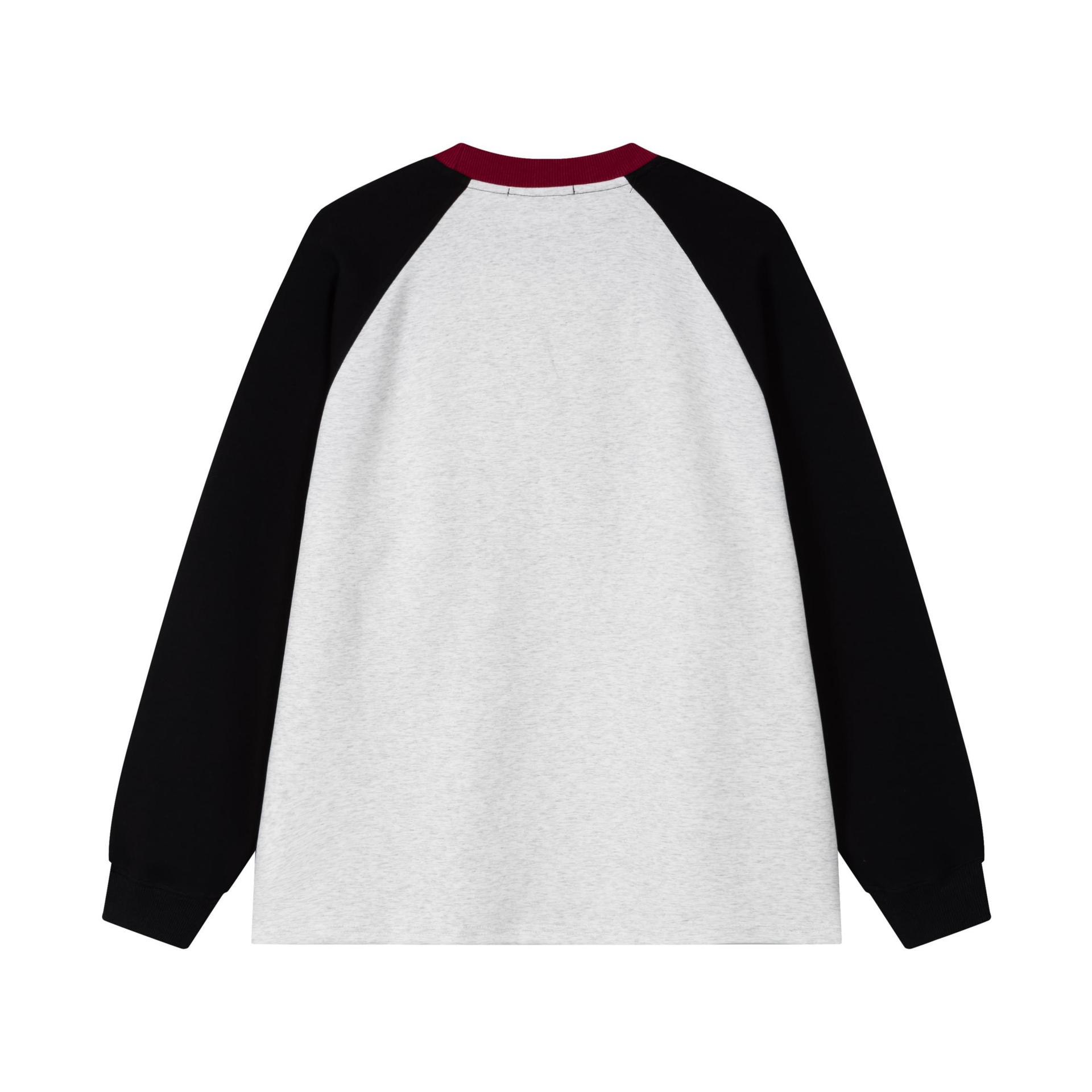 Cotton Color-Block Sketched Dog Hoodie