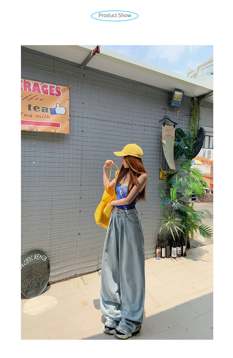 Loose Straight Leg Tencel Lyocell Breathable Wide-Leg Pants for Women