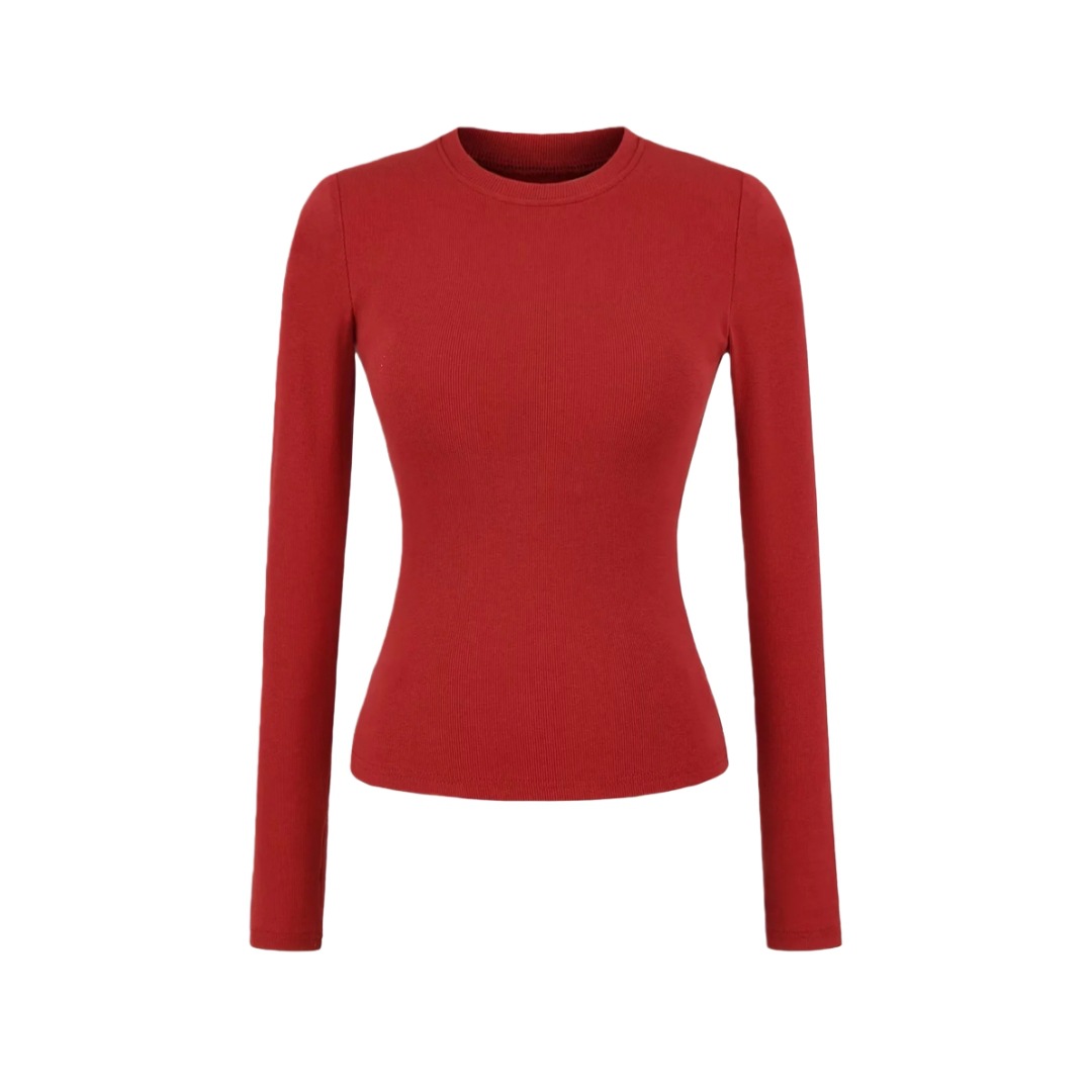 Japanese Crew Quilted Plain Slim-Fit Base-Layer Tee