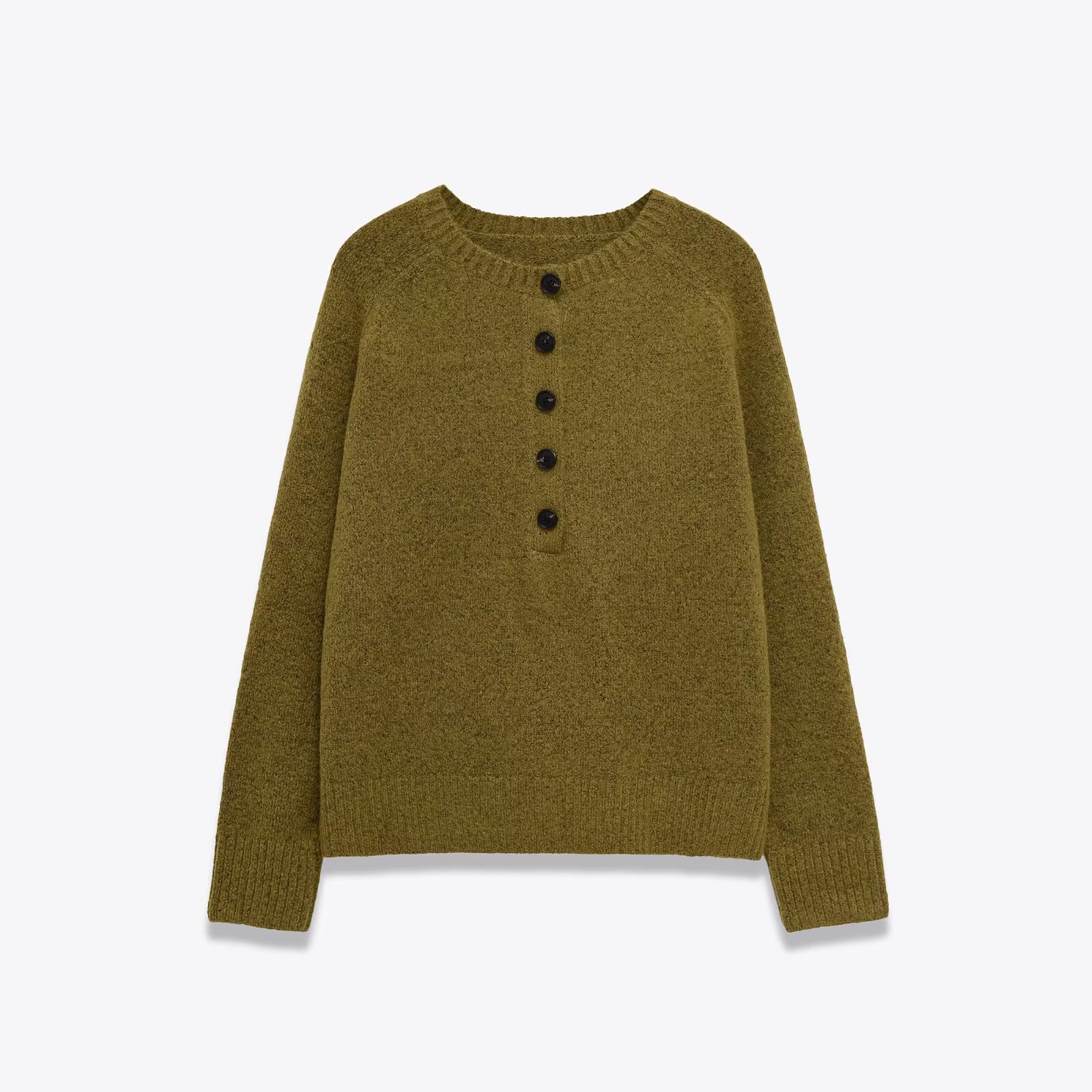 Button Front Streetwear Sweater