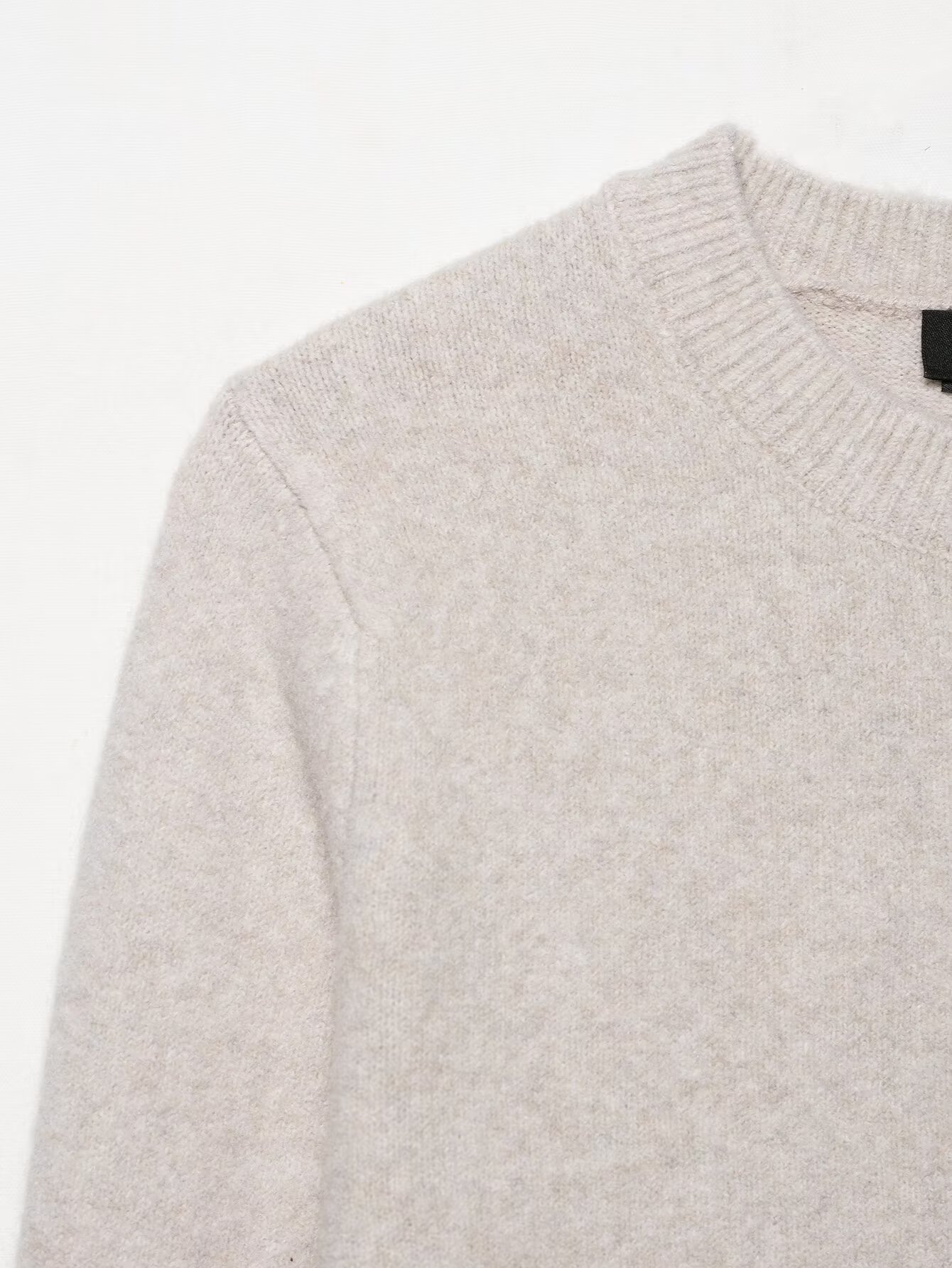 Stacked decorative knitted jacket