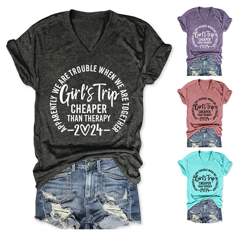 Geometric Print Crew Neck Short Sleeve Tee