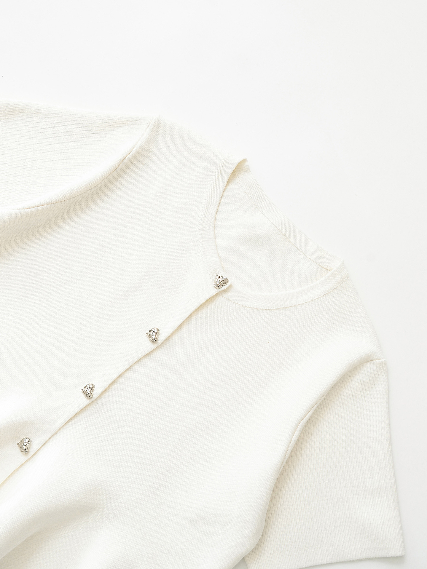 Half Sleeve Solid Swing Sweater