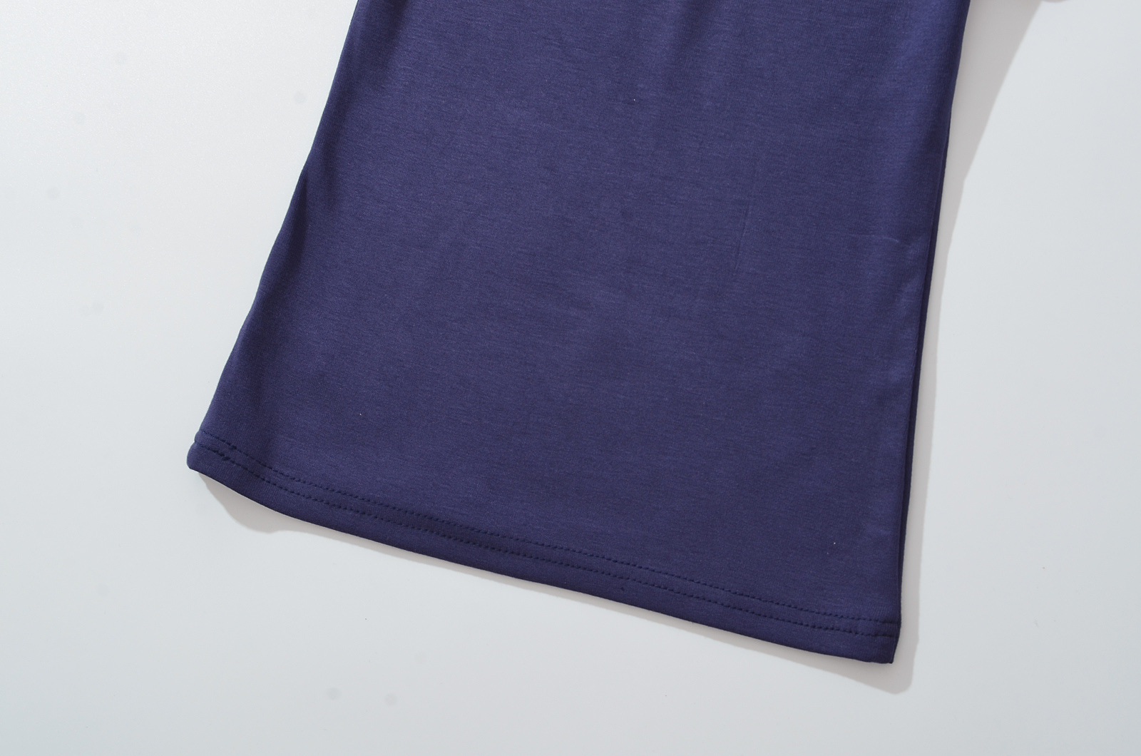 Half-Open Collar Short Sleeve T-Shirt