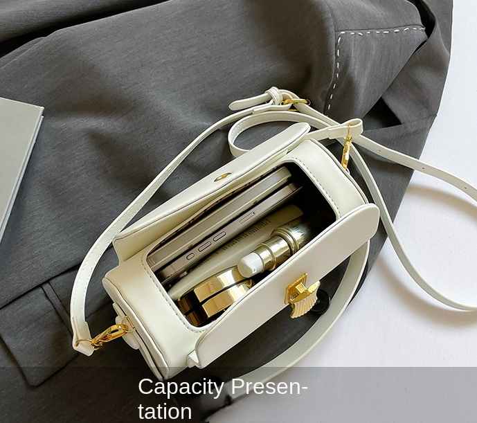 Fashionable Trendy Elegant Small Square Bag Shoulder Crossbody Bag Literary Simple Handbag Luxury Retro Box Bag Wholesale