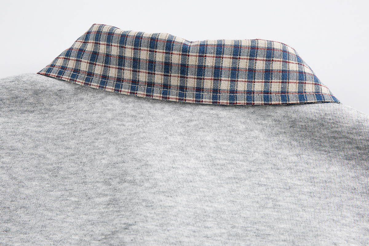 Solid Faux Layered Hoodie