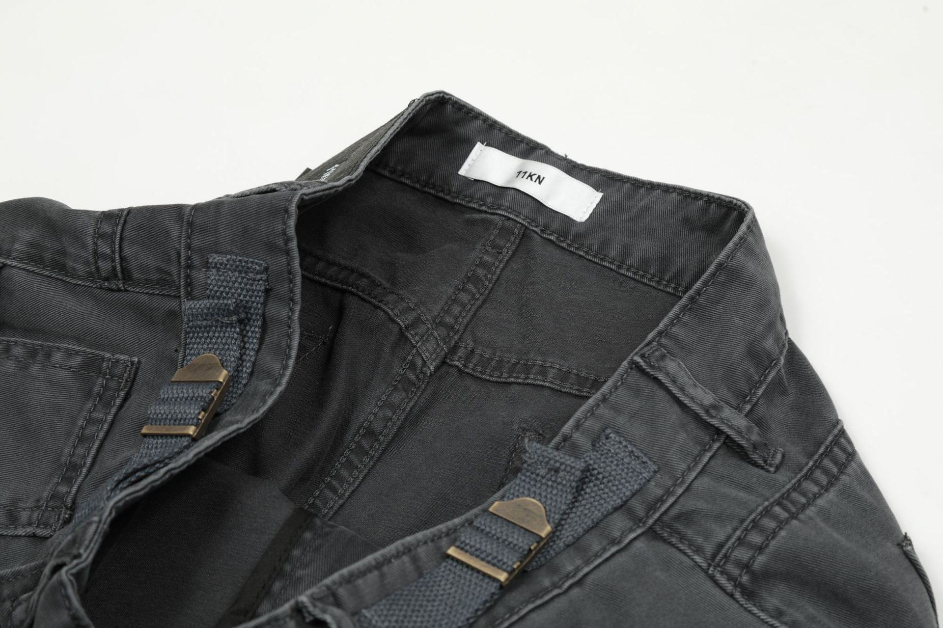 Pants for Men and Women Vintage Washed Distressed Design with Pockets