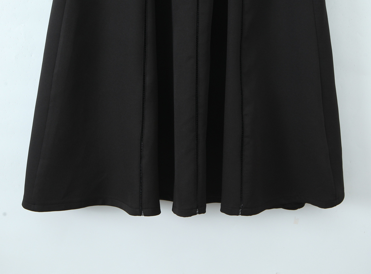 Strapless Sleeveless High Waist Polyester Commute Long Dress