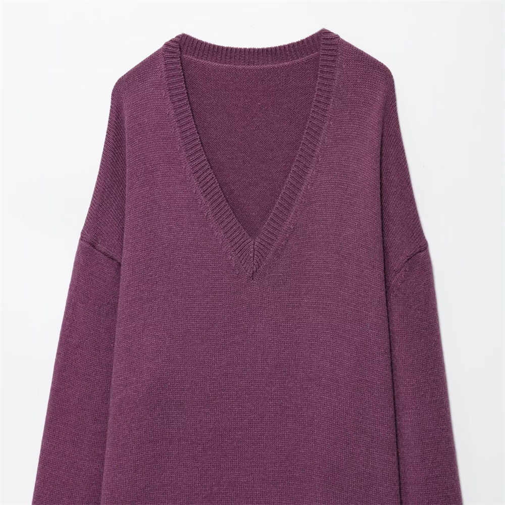 Ladies Slouchy Polyester Sweater