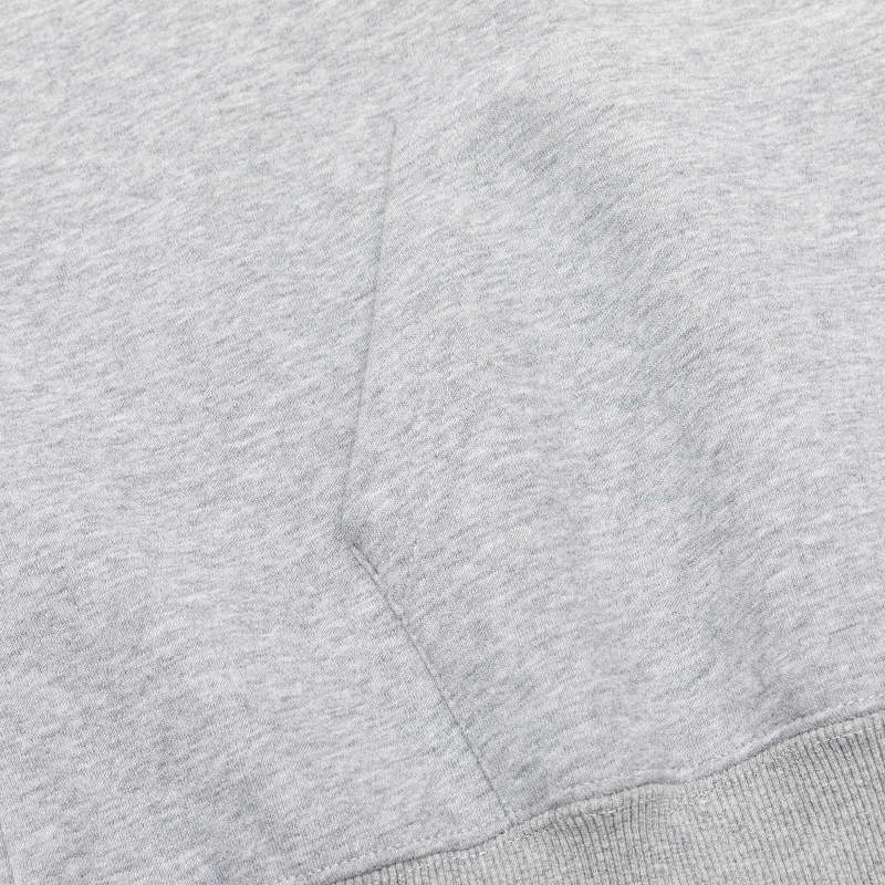 Retro Oversized Cotton Blend Lettering Hoodie