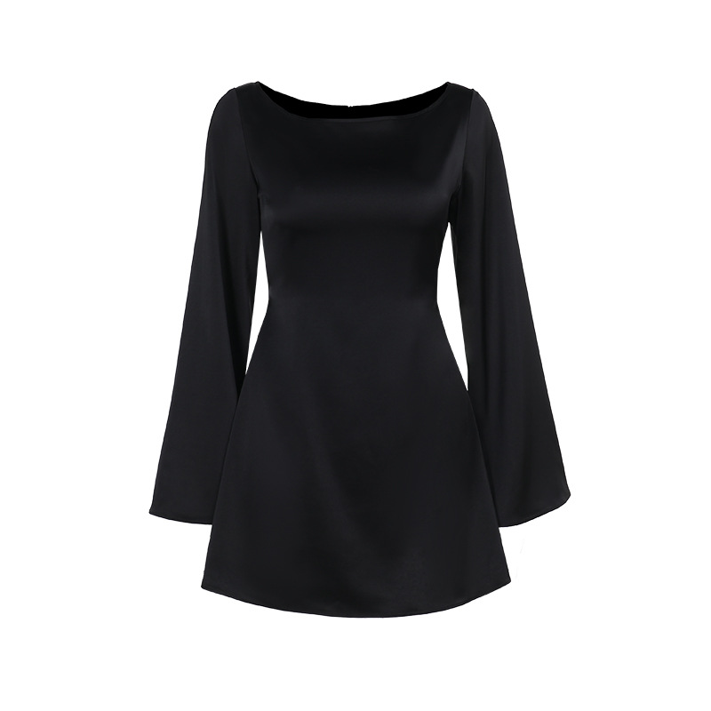 High-Rise Polyester Body-Hugging Mini Skirt