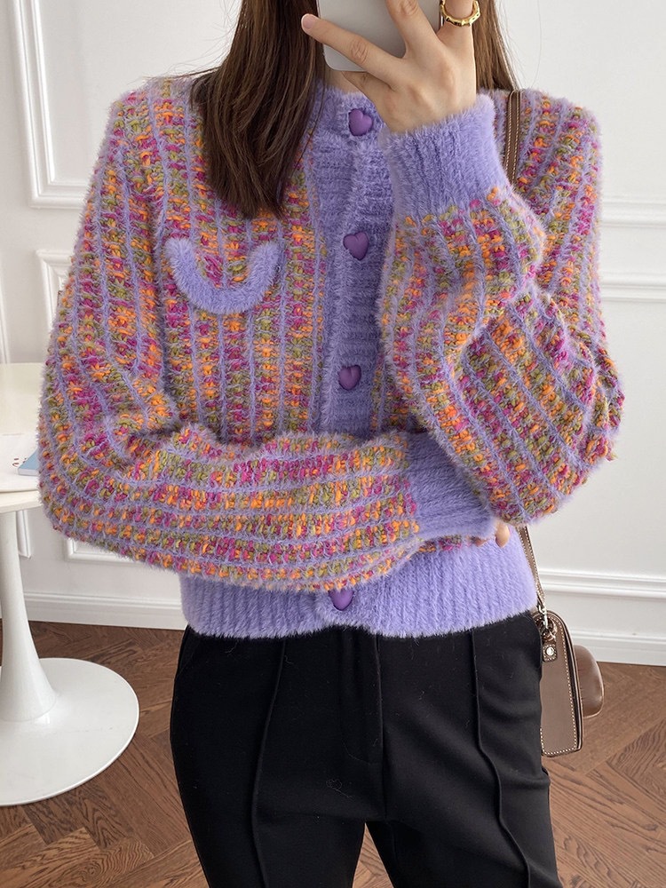 Womens Polyester Open Front Cardigan Soft Cozy