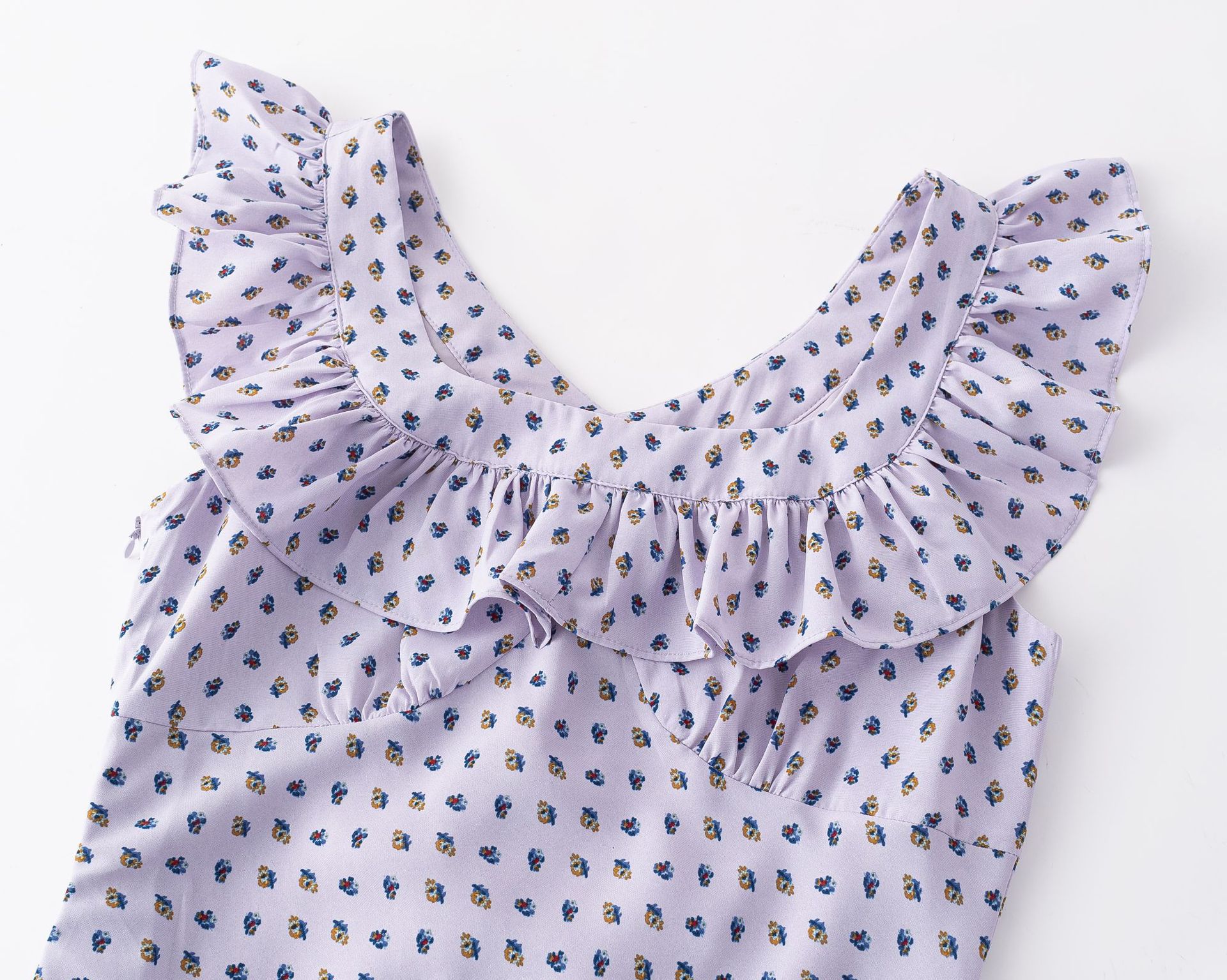 Fitted Geometric Cutout Patterned Peplum Dress