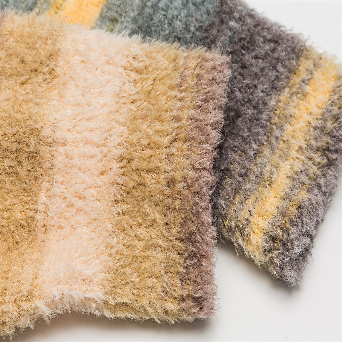 Japanese Workwear Color Block Oversized Sweater