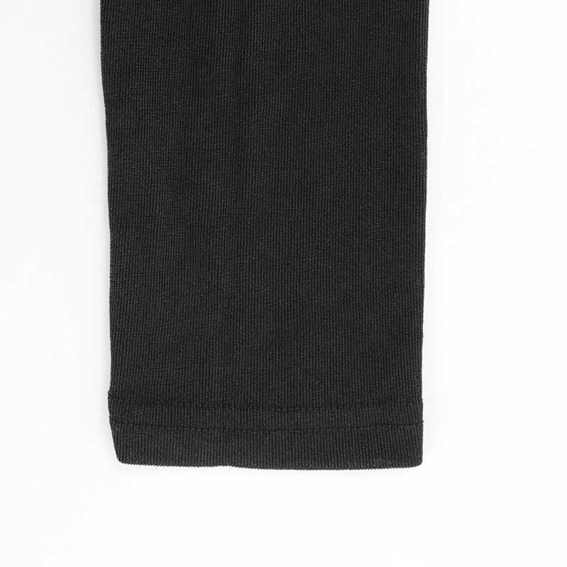Plain Full Sleeve Pointed Streetwear Midi Dress
