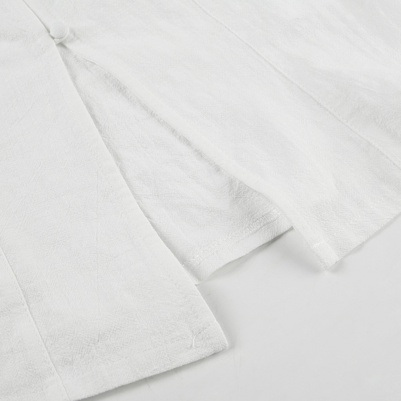 Geometric Neckline Eyelet Closure Paneled Vest