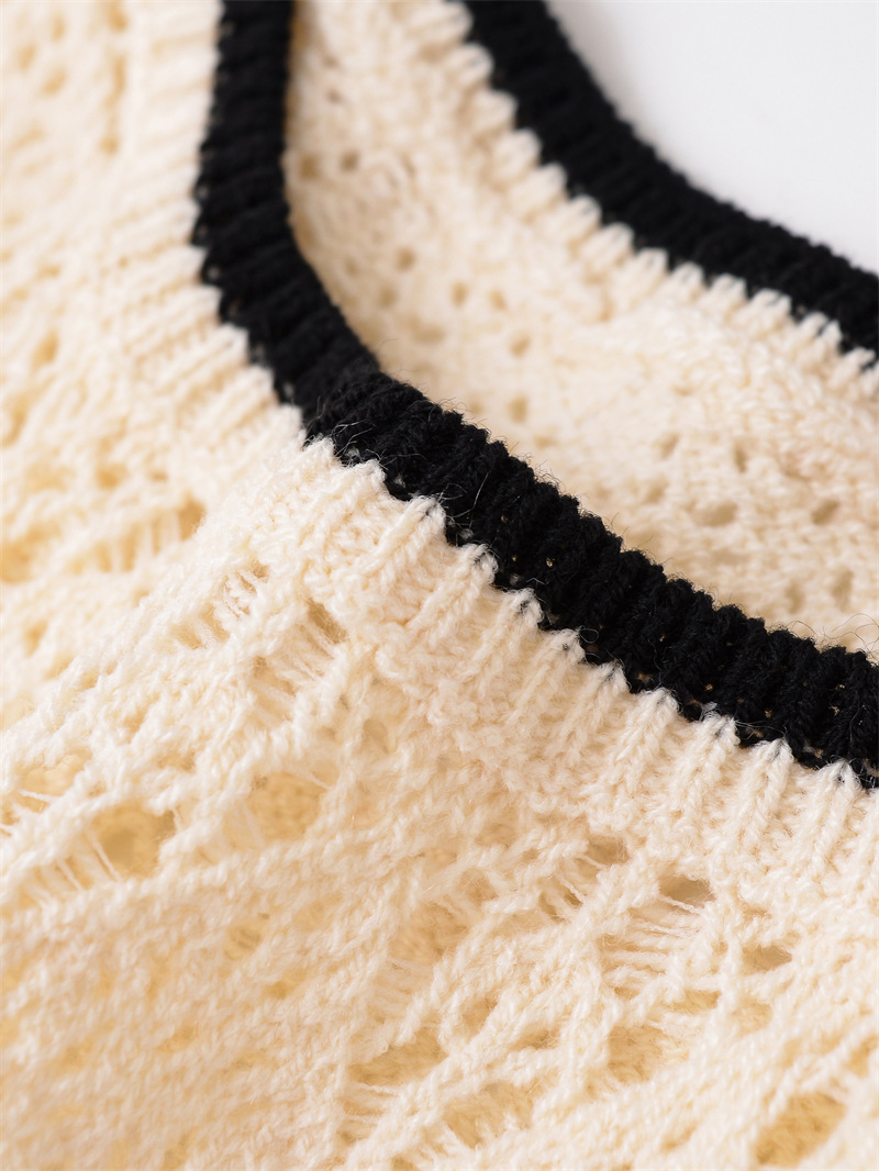 Ladies Polyester Crew Collar Sweater