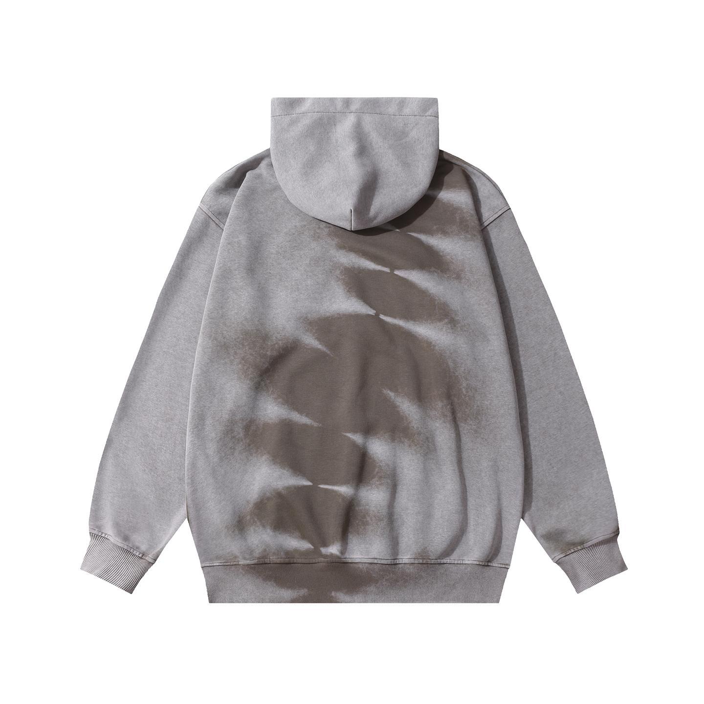 Unisex Marbled Graphic Long Sleeve Hoodie