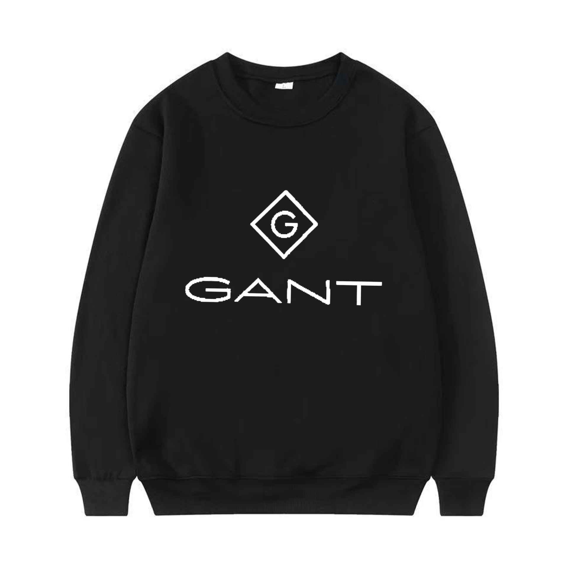 Korean Letter Print Loose Fit Sweatshirt