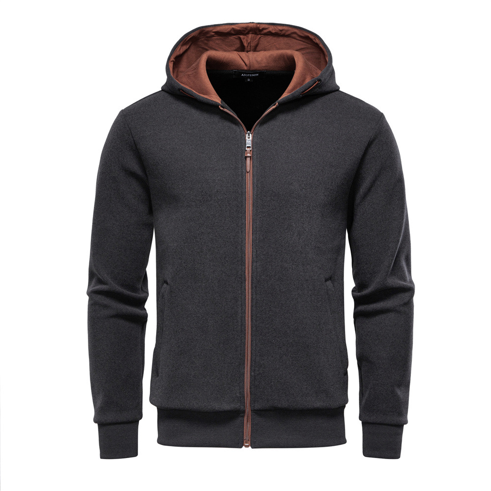 Active Polyester Spandex Hood Sweatshirt