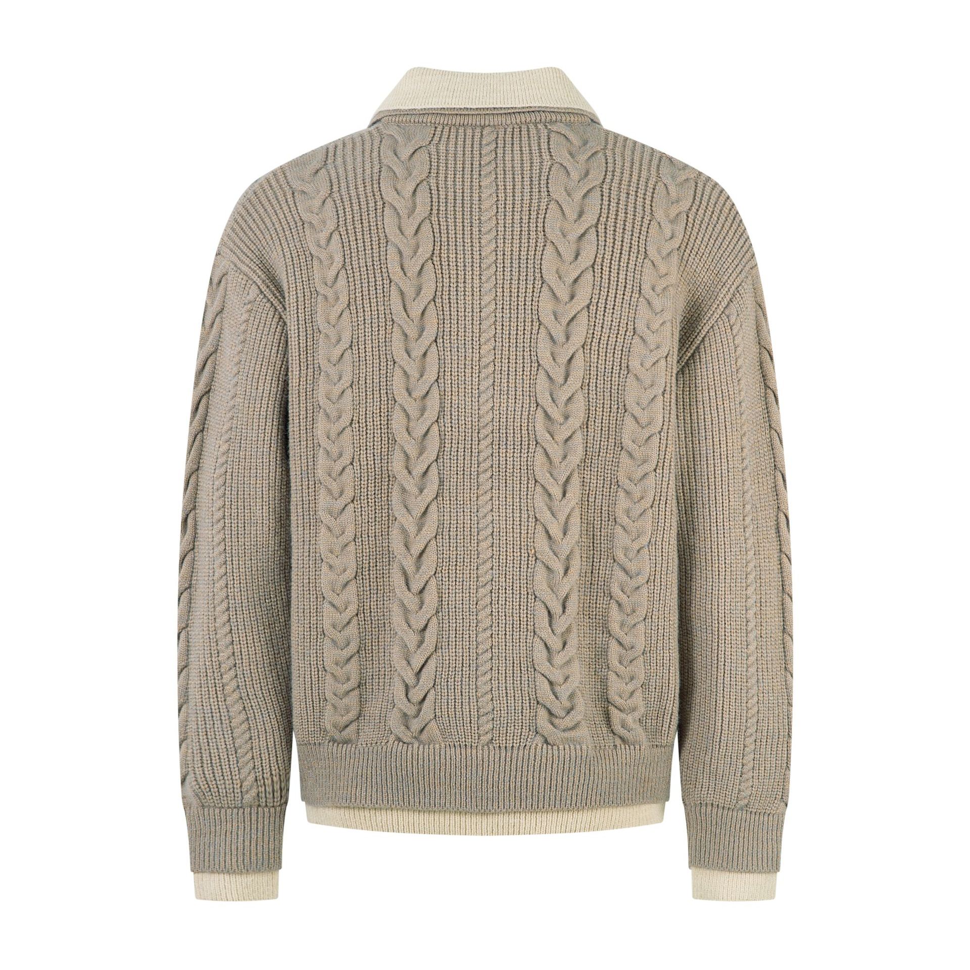 Twist Fried Dough Twists Two Pieces of Warm Knit Men